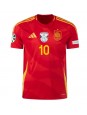 Spanien Dani Olmo #10 Replika Hemmakläder EM 2024 Kortärmad